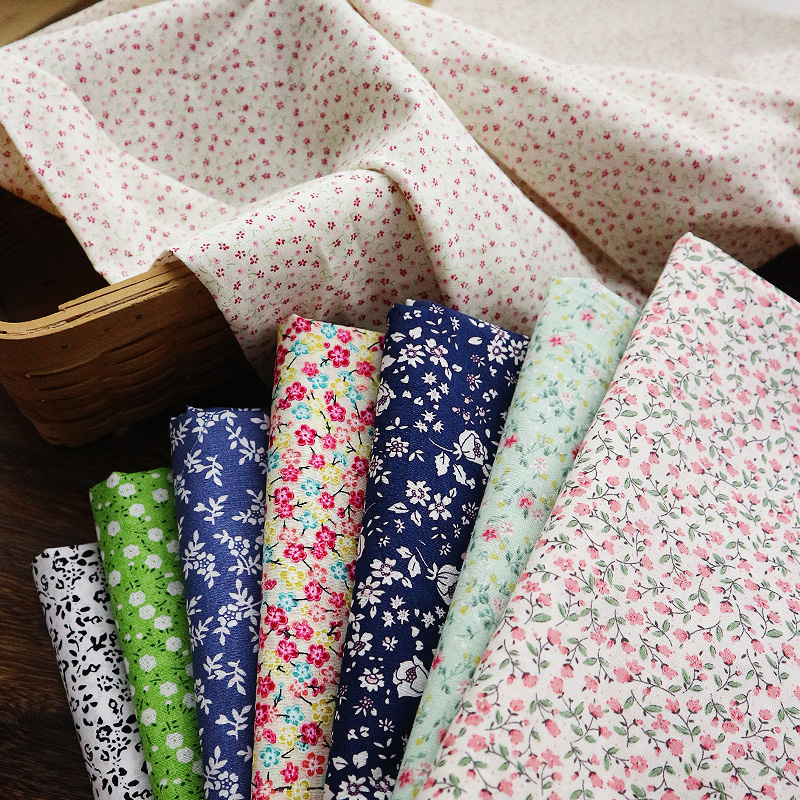 Baby Clothing Organic - 花柄の純綿生地,ベビーウェア,ドレス,パジャマ,縫製用