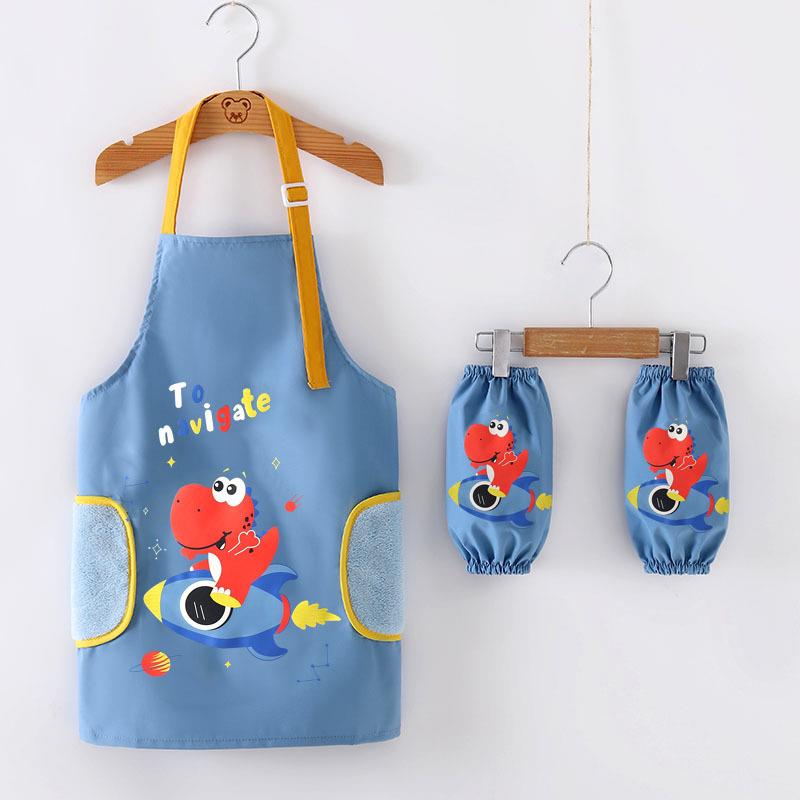 子供用お絵かき服、ベビーエプロン、防水・防汚キッチン防護服 - Baby Clothing Drawing のレビューと価格