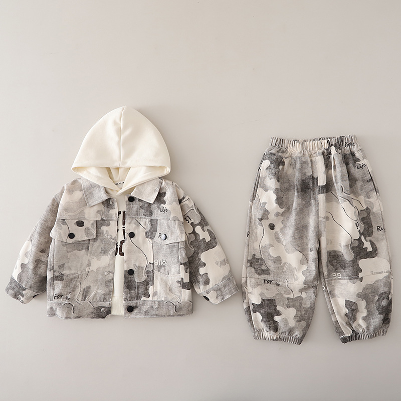 新しい秋の女の赤ちゃん服スーツ子供ジャケットパーカーパンツ  - Baby Clothing Drawing のレビューと価格