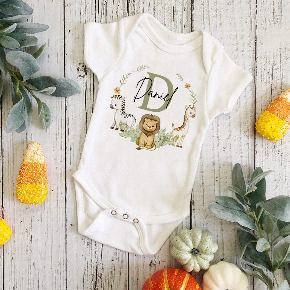 パーソナライズされたベビージャンプスーツカスタム名新生児ワイ - Baby Clothing Names のレビューと価格