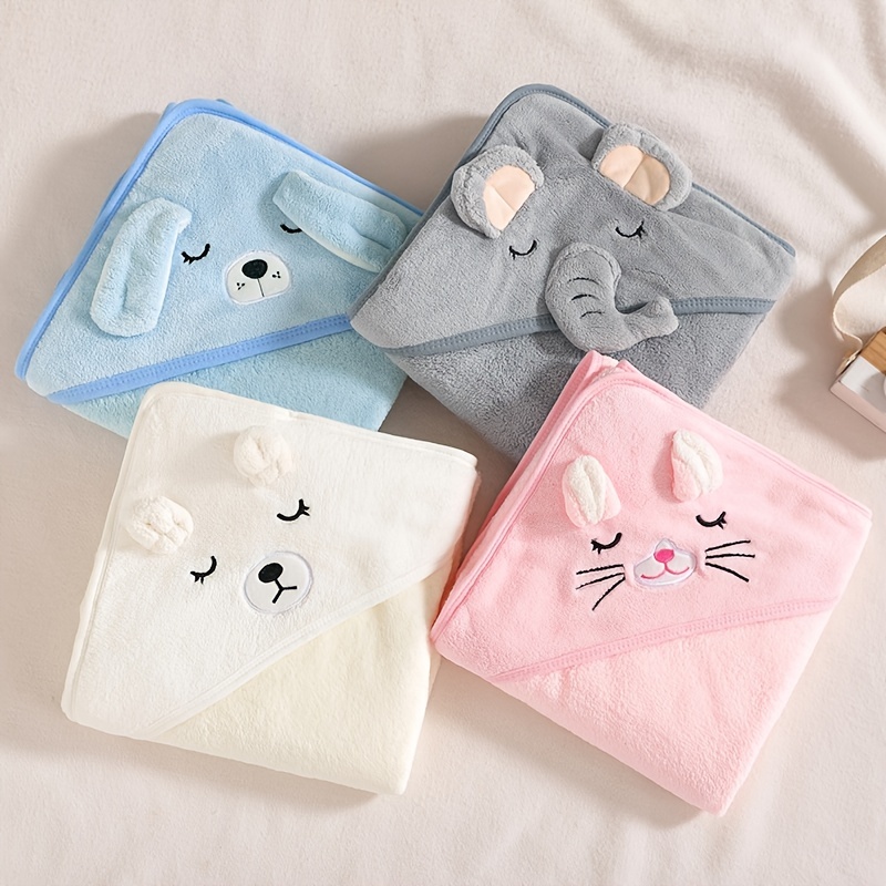 新しいベビーバスタオル少年少女ベビータオル新生児フード付き漫 - Hooded Bath Towel のレビューと価格