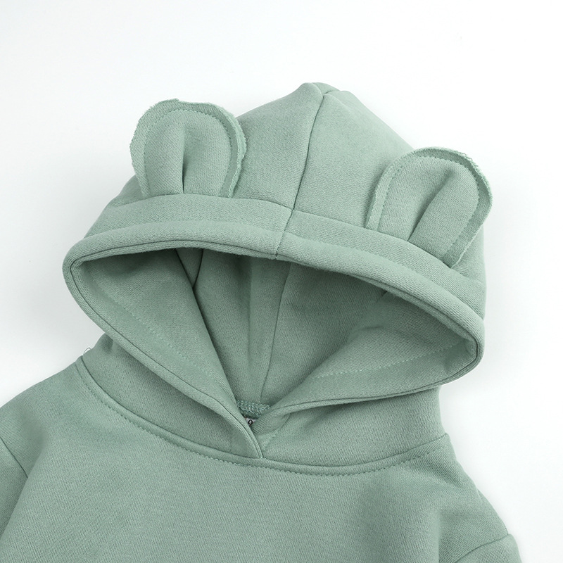 子供のための刺繍されたクマのフーディ,パーソナライズされた名 - Baby Clothing Names のレビューと価格