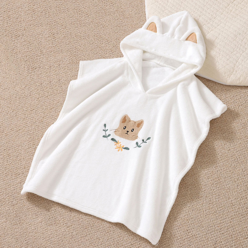ベビーフード付きバスローブ子供バスタオルスーパーソフトバスロ - Hooded Bath Towel のレビューと価格