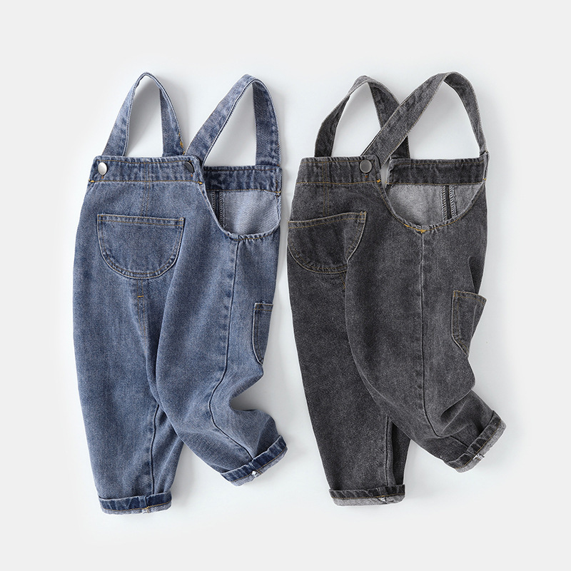 ベビーデニムジャンプスーツ幼児男の子2026女の子用ズボンベ - Baby Overall Denim のレビューと価格