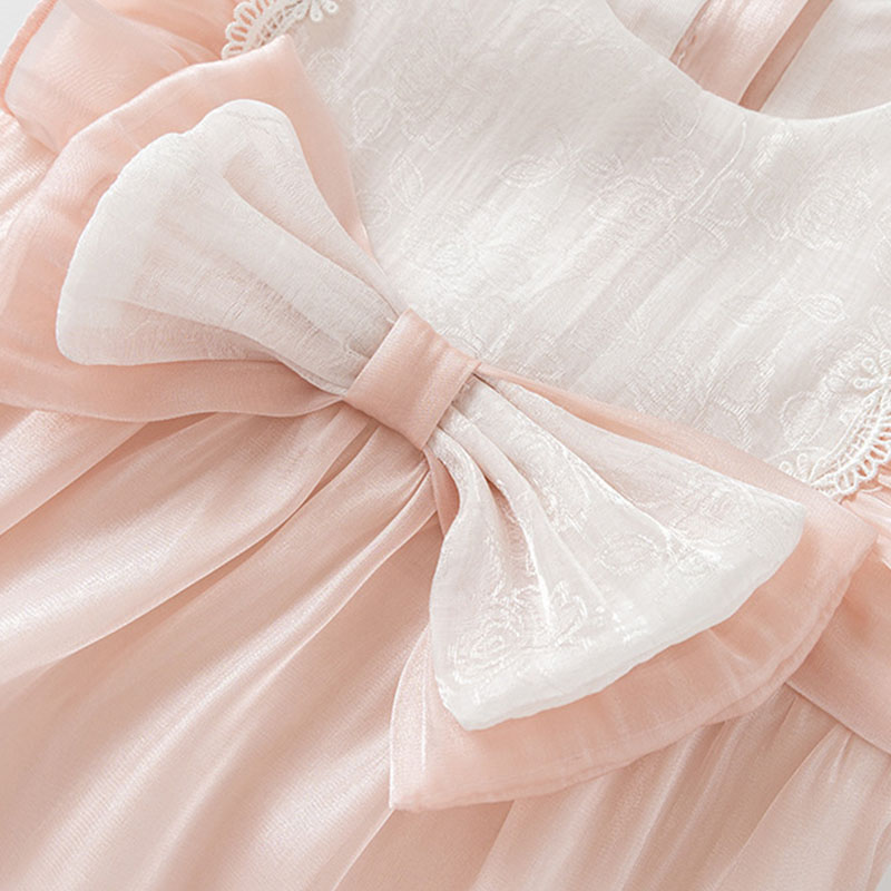 2 個セット夏の新生児女の子服韓国のかわいい弓メッシュノース - Baby Clothing Boutique のレビューと価格