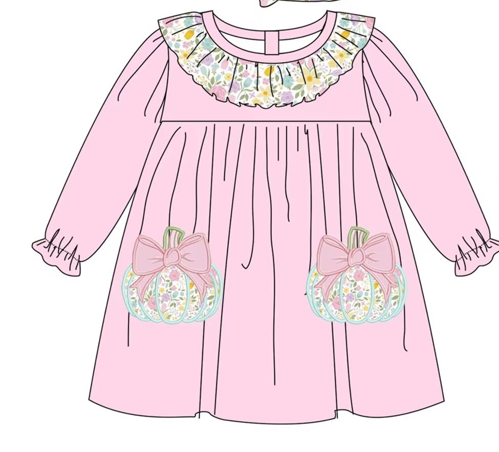 ブティックキッズ秋冬感謝祭衣装長袖ベビーガールズパンプキンプ - Baby Clothing Boutique のレビューと価格