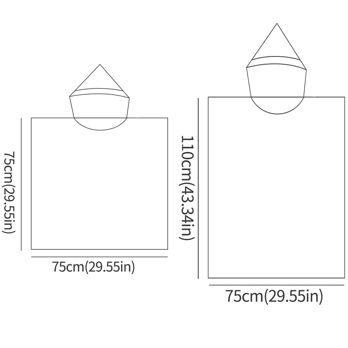 Elinfant 速乾性マイクロファイバー大人子供ベビーバス - Hooded Bath Towel のレビューと価格