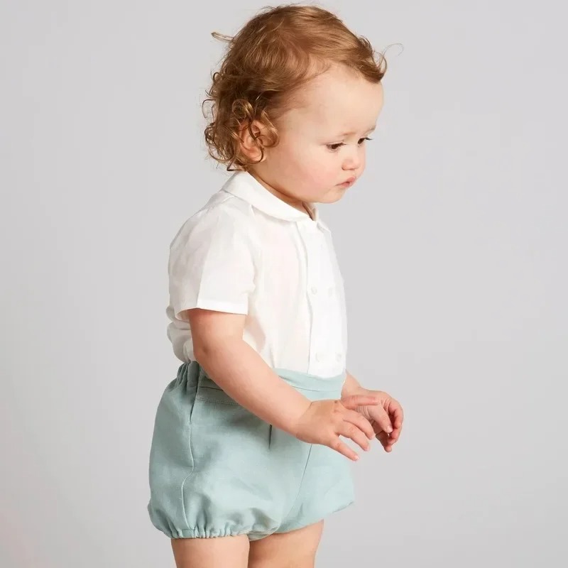 男の子用半袖コットンスーツ,新生児用夏服,子供用ブティック服 - Baby Clothing Boutique のレビューと価格