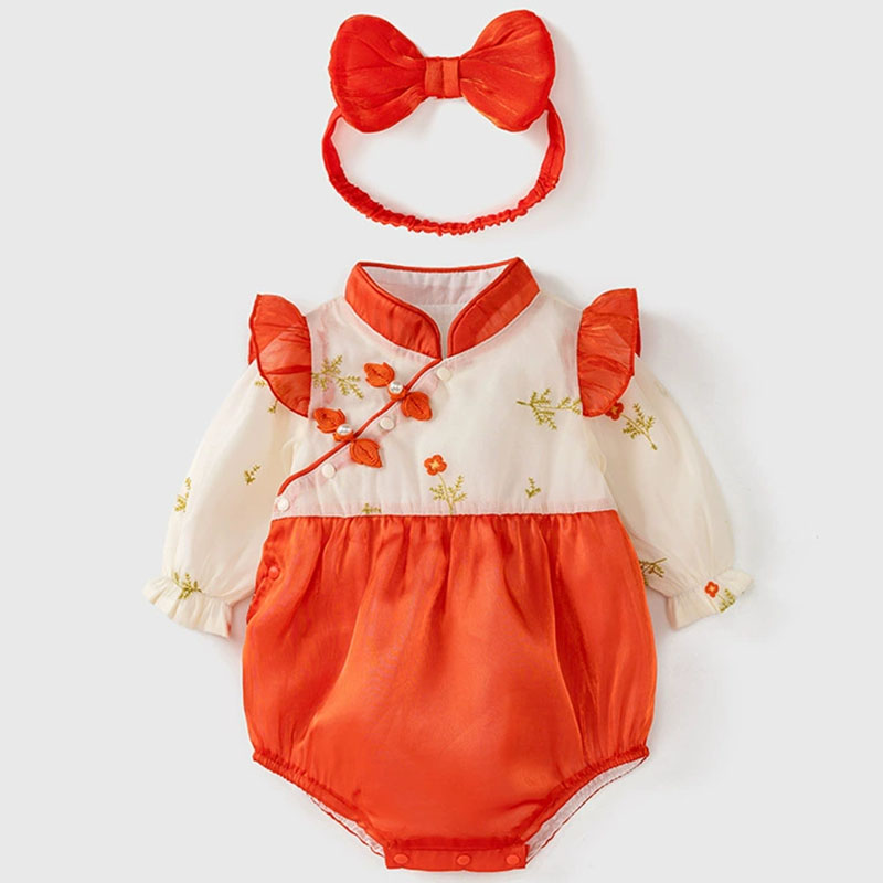 2 個セット夏の女の赤ちゃんブティック服中国スタイルかわいい - Baby Clothing Boutique のレビューと価格
