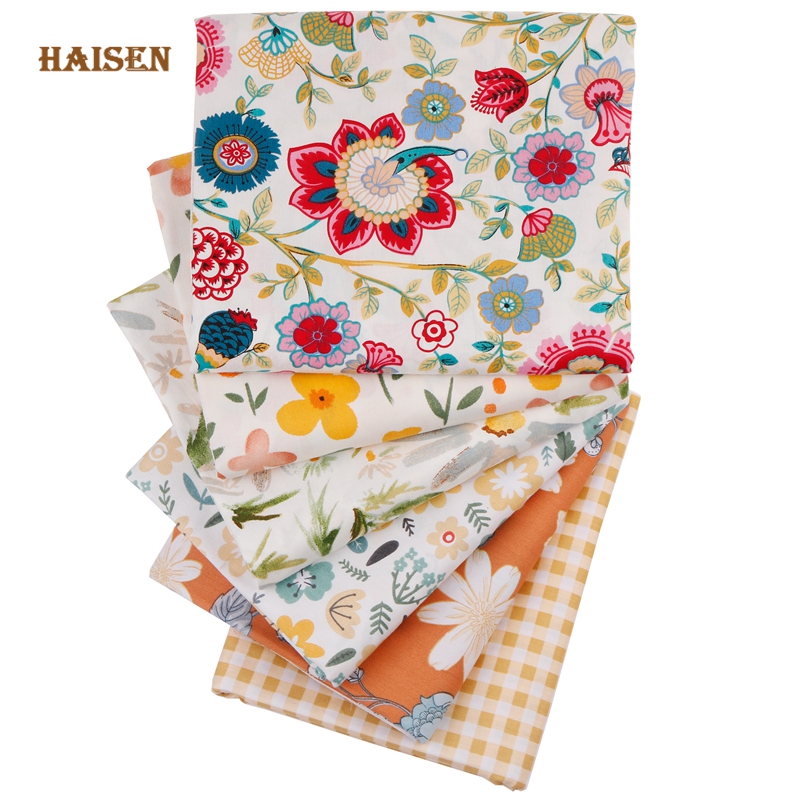 6 個 40 × 50 センチメートルコットンツイルパッチワ - Baby Clothing Organic Cotton のレビューと価格