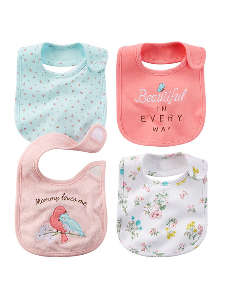 綿 100% ベビーよだれかけ防水バンダナベビーガールズボー - Baby Clothing For Girls のレビューと価格